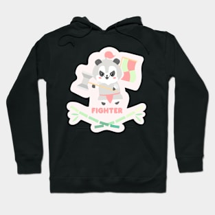 Fighter Kawaii Panda Hoodie